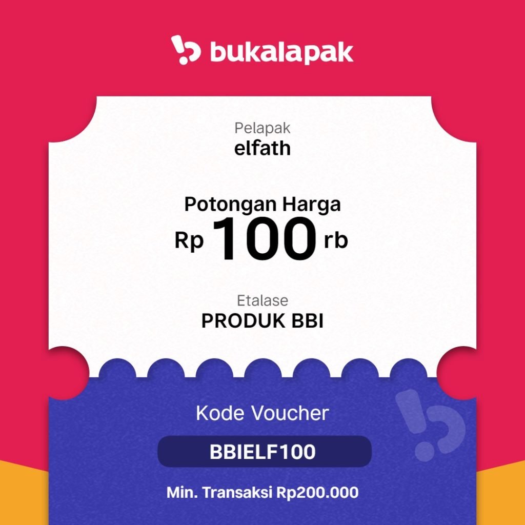 Tutorial beli di bukalapak pakai voucher diskon 100ribu