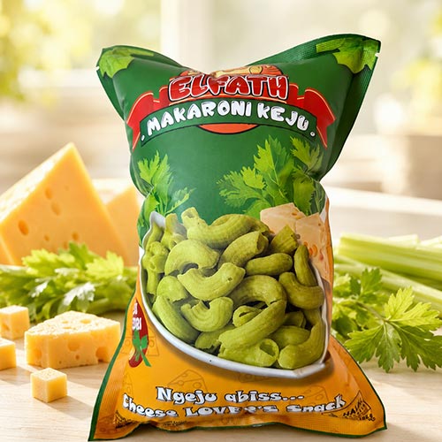 ELFATH Makaroni Keju rasa Keju Seledri